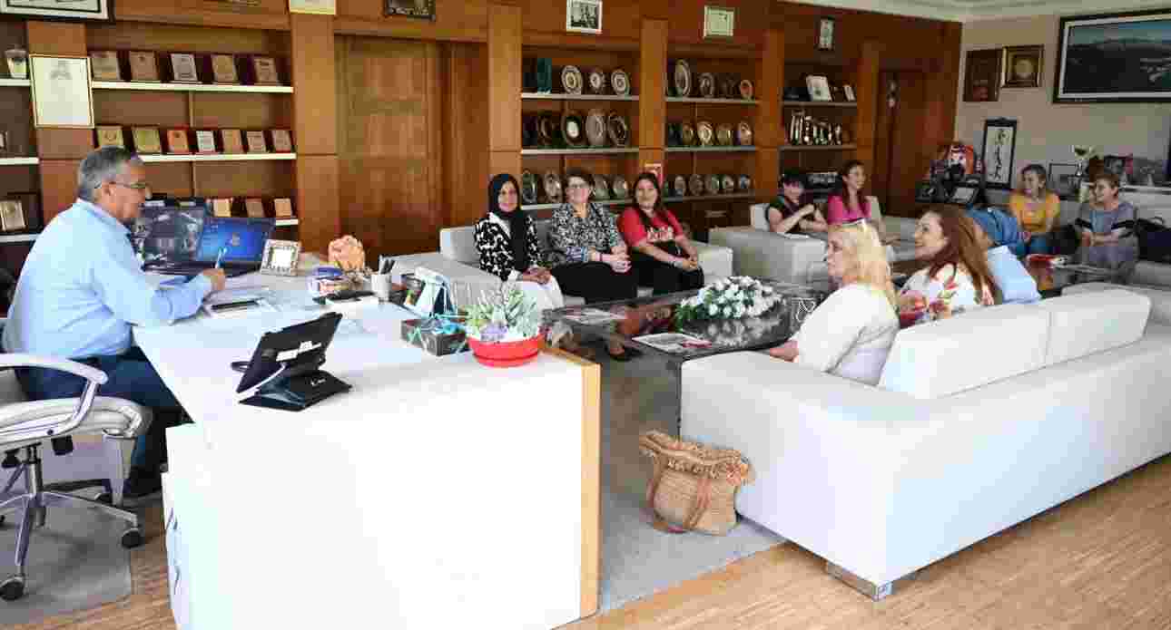 Kemerli kadınlardan Başkan Topaloğlu'na ziyaret