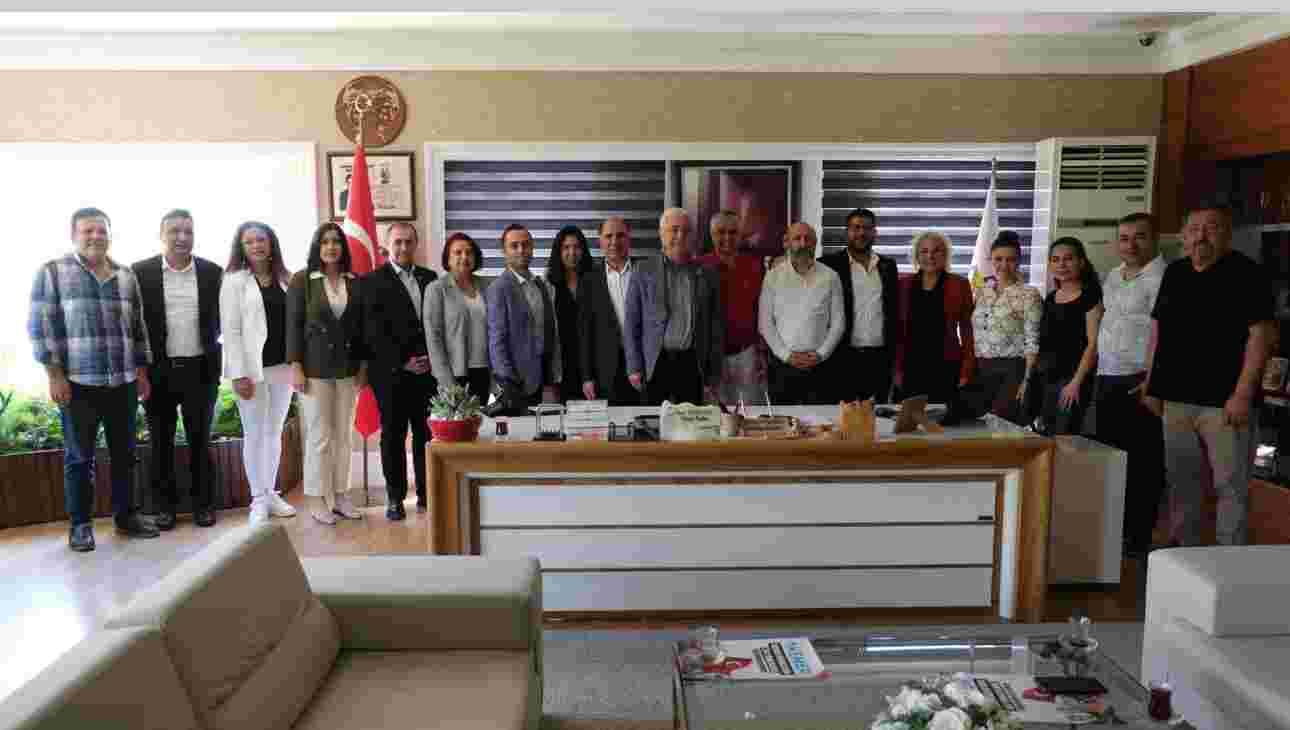 CHP İl yönetiminden Başkan Topaloğlu'na ziyaret