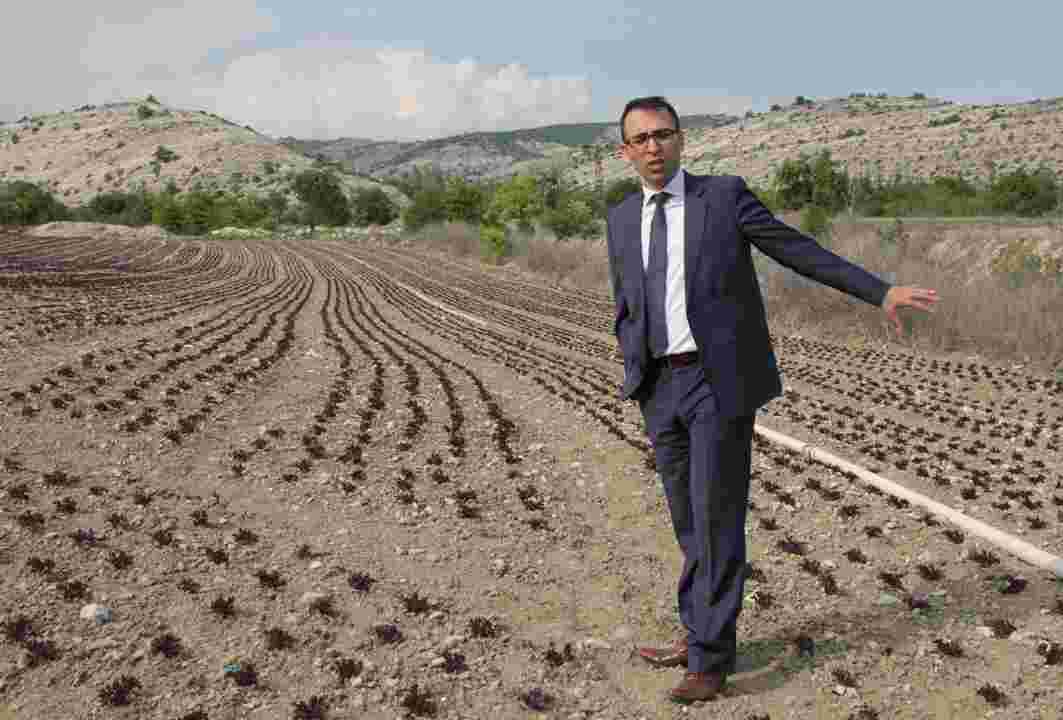 Kaymakam Vedat Yılmaz,1 Mayıs İşçi Bayramı dolaysıyla, tarım işçilerini ziyaret etti