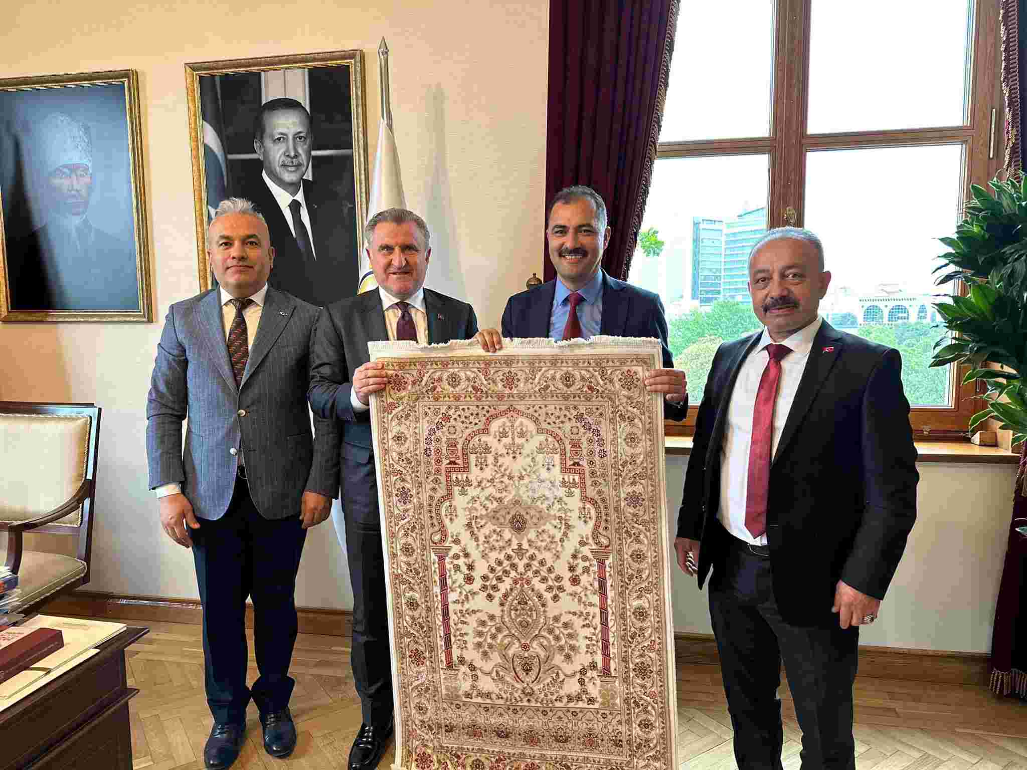 Erkan Kara ve Cumhur İttifakı Heyetinden Ankara ziyareti