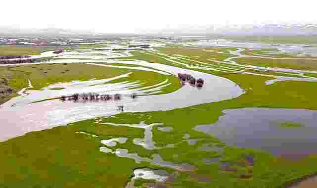 Drone gözüyle Kura Vadisi'nde görsel şölen