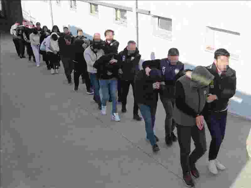 Sibergöz-36 Operasyonlarında 23 İlde 109 Şüpheli Yakalandı