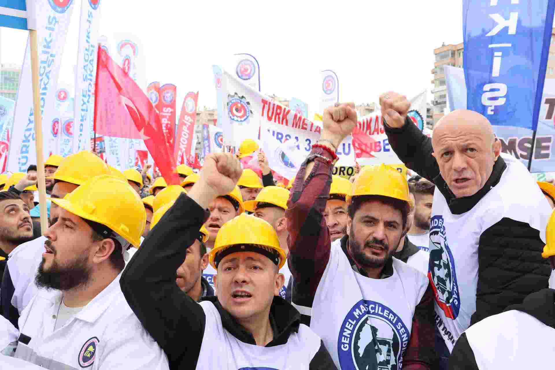 GMİS, TÜRK-İŞ’in 1 Mayıs Bursa Mitingine katıldı 