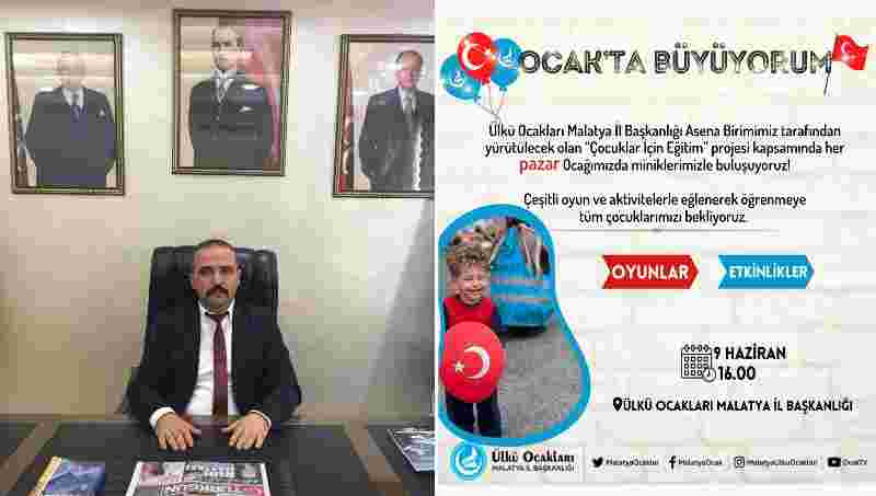 Ülkü Ocakları’ndan“ Çocuklar İçin Eğitim” projesi
