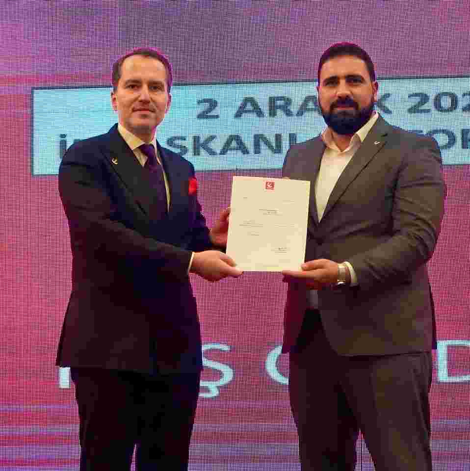 Yeniden Refah Partisi  Aksaray İl Başkanı istifa etti