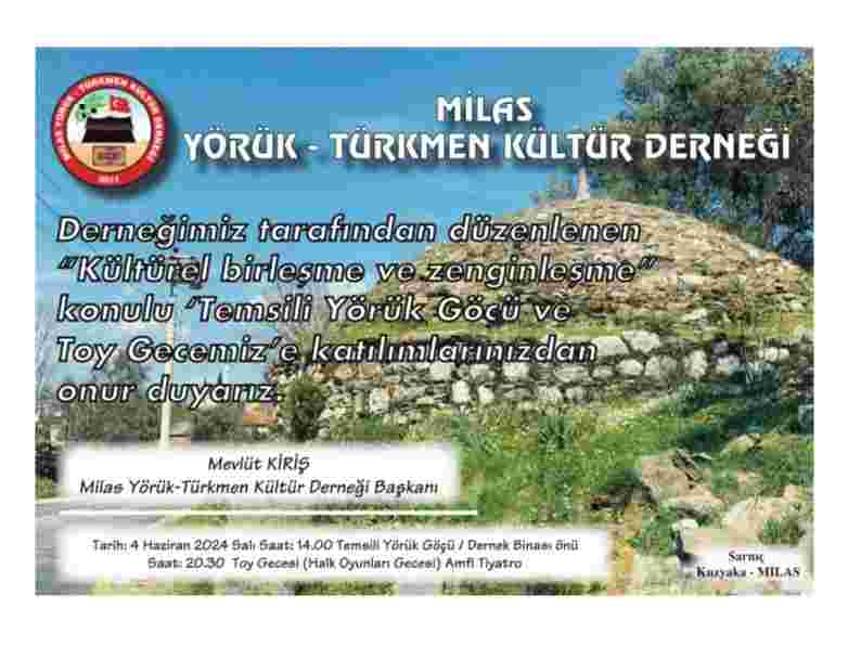 Temsili Yörük Göçü ve Toy Gecesi