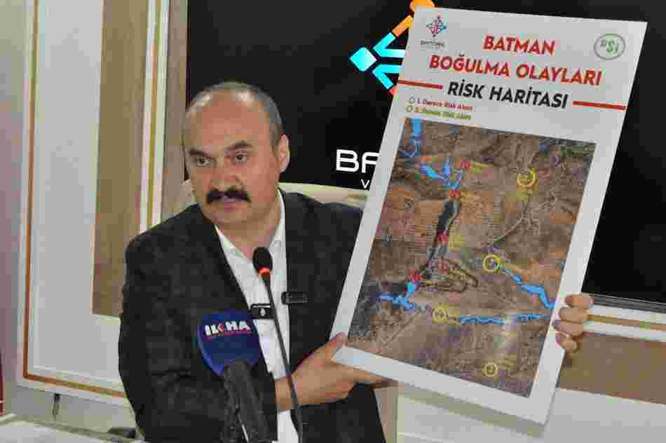 Boğulmada en riskli bölge Batman Çayı