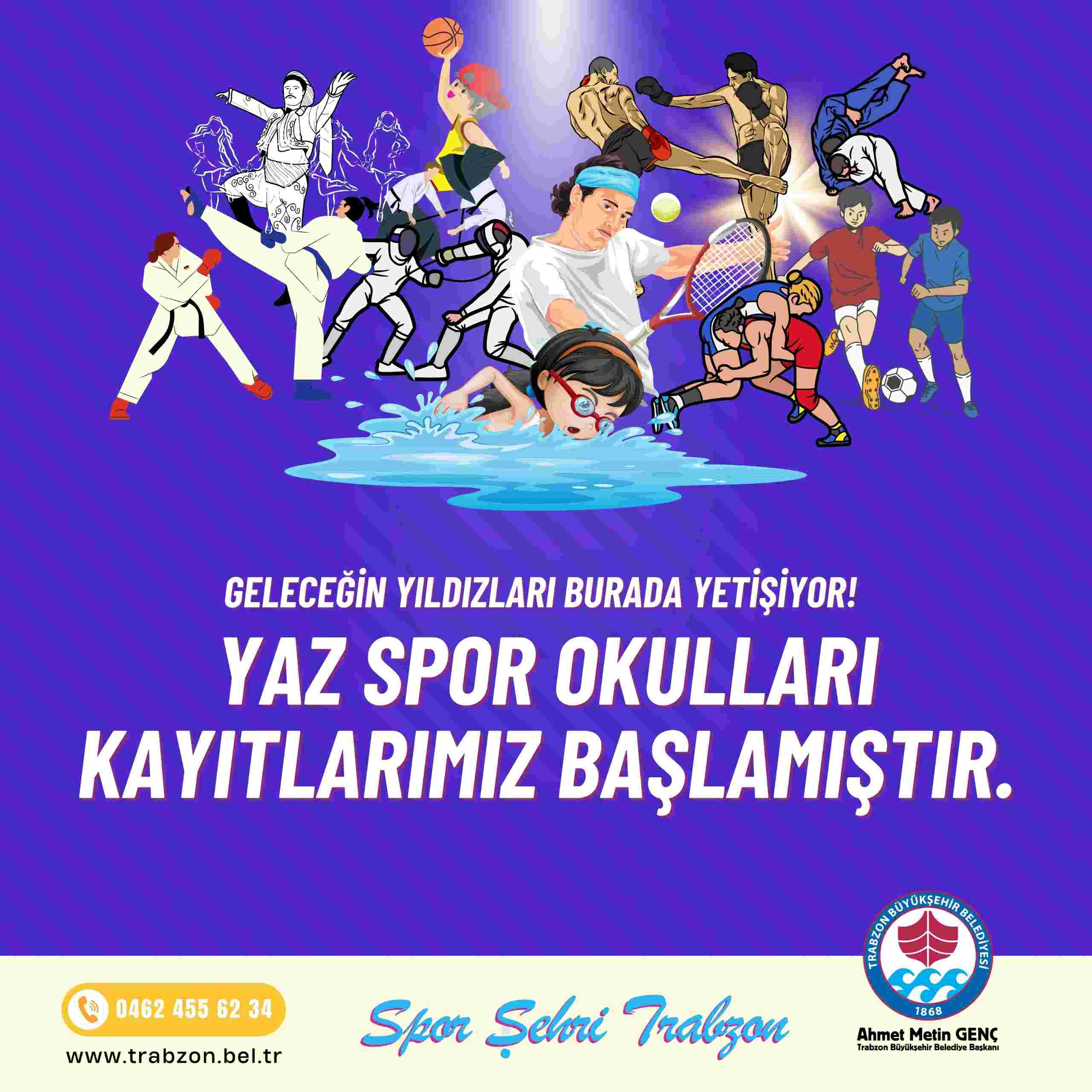 Geleceğin yıldızları yaz spor okullarında yetişecek