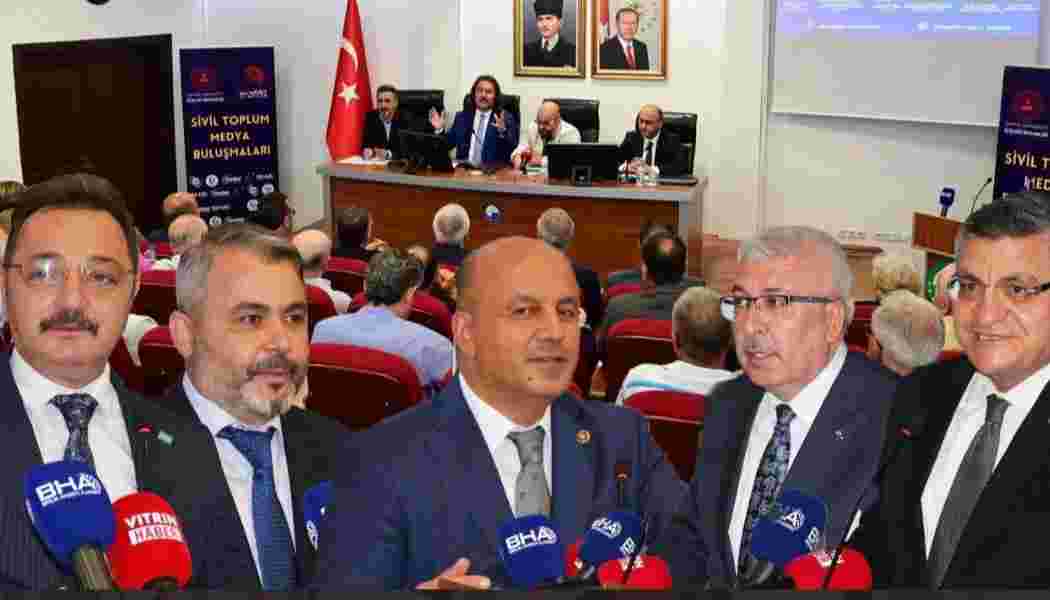 Sinop Valisi Özarslan, ‘Sivil Toplum Medya Buluşmaları’nda; "Medya ve sivil toplumun aynı amaç uğruna buluşmasını çok önemli"