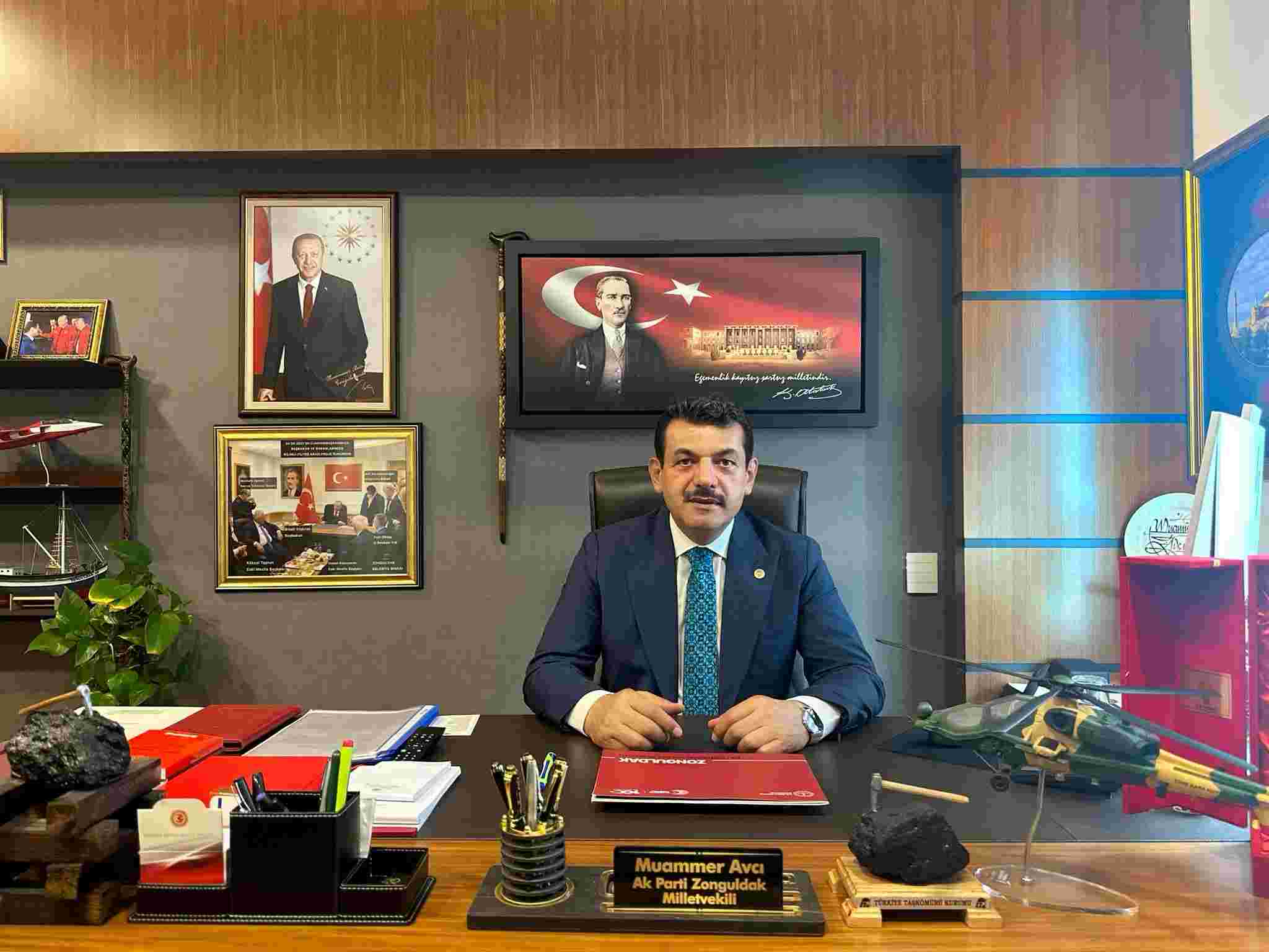 Milletvekili Muammer Avcı'dan Zonguldak'ın düşman işgalinden kurtuluş yıldönümü mesajı