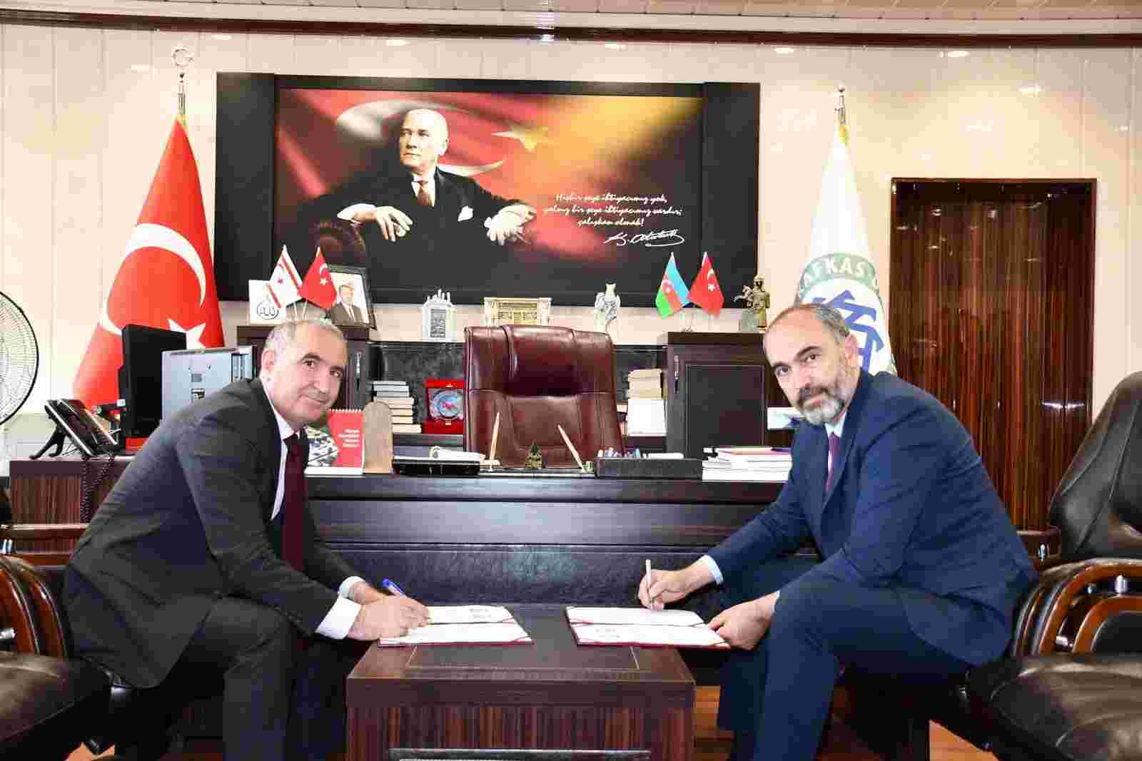 Bayburt Üniversitesi İle Kars Kafkas Üniversitesi Arasında İş Birliği Protokolü imzalandı