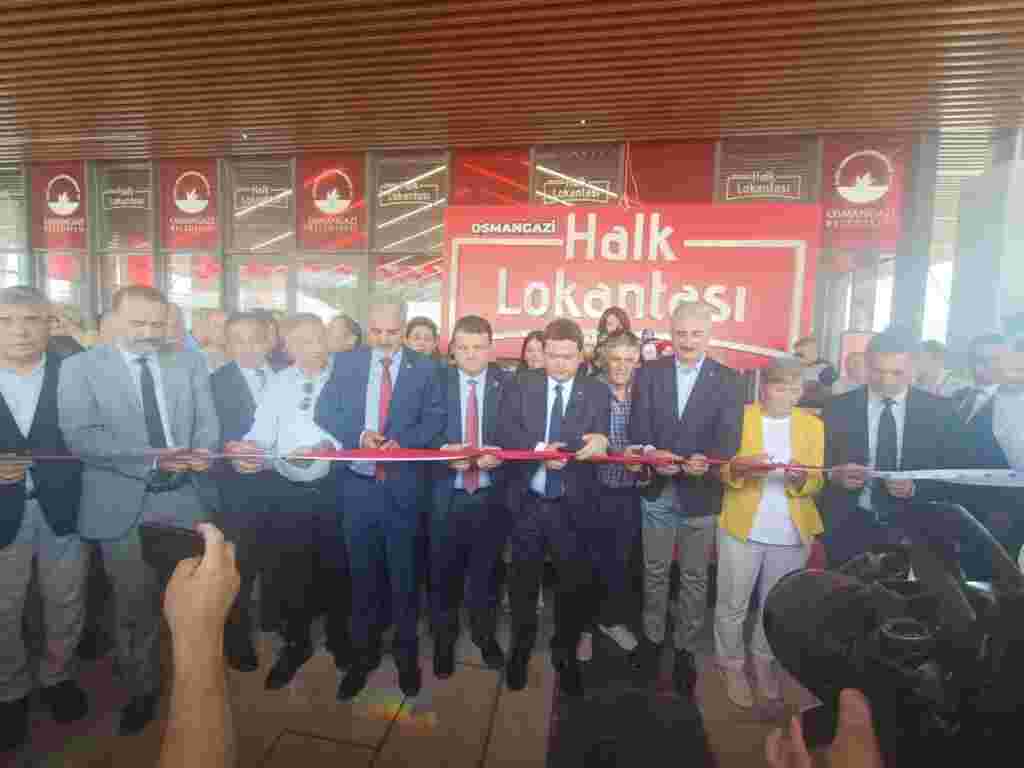 Bursa'da Osmangazi Halk Lokantası açıldı