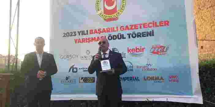 TİMBİR Yönetim Kurulu Üyesi, Haber61 İmtiyaz Sahibi Tanju Akıncıoğlu'na Hizmet Ödülü