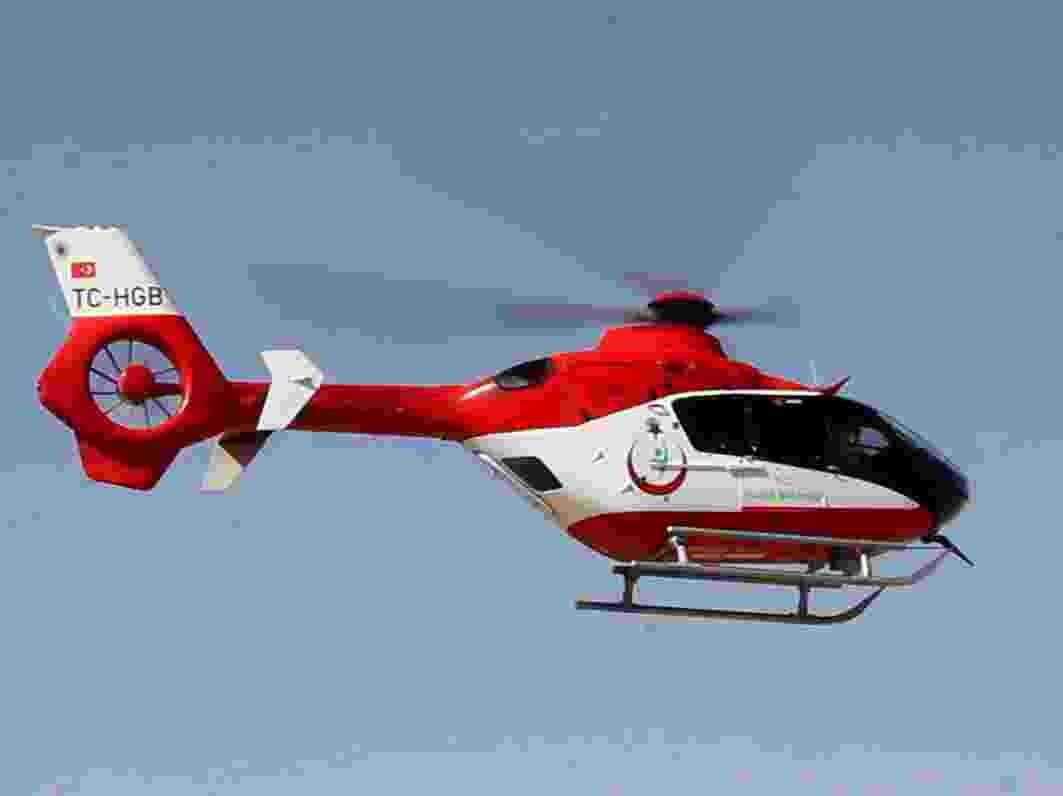 Hava Ambulansı kalp krizi geçiren hasta için havalandı