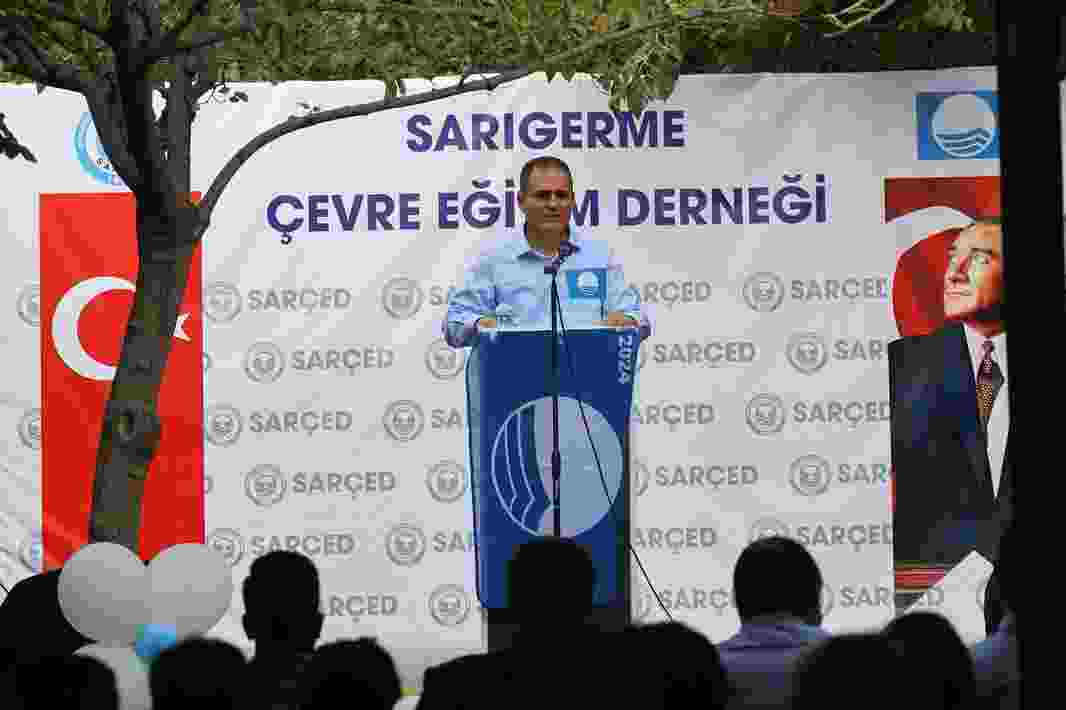 Mavi Bayrak Göndere Çekme Töreni Ortaca'da gerçekleşti