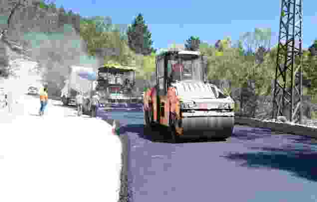 Gölcük-Milas arası asfaltlandı