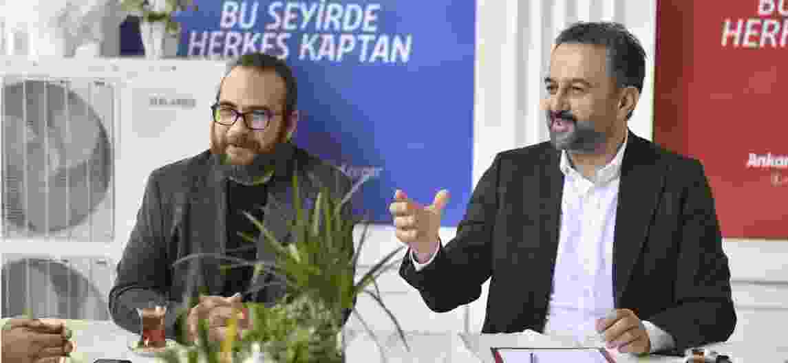 Reklamcılar Derneği, Ankara Kent Konseyi Başkanı Halil İbrahim Yılmaz'a tebrik ziyareti