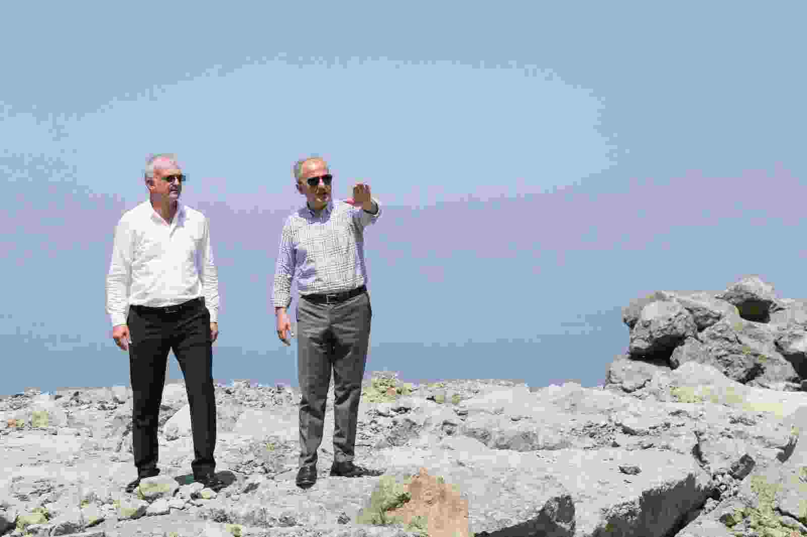 Rize Belediyesi, halk plajı için çalışmaları başlattı