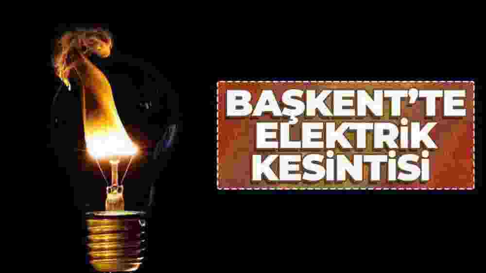 Beypazarı'nda elektrik kesintisi