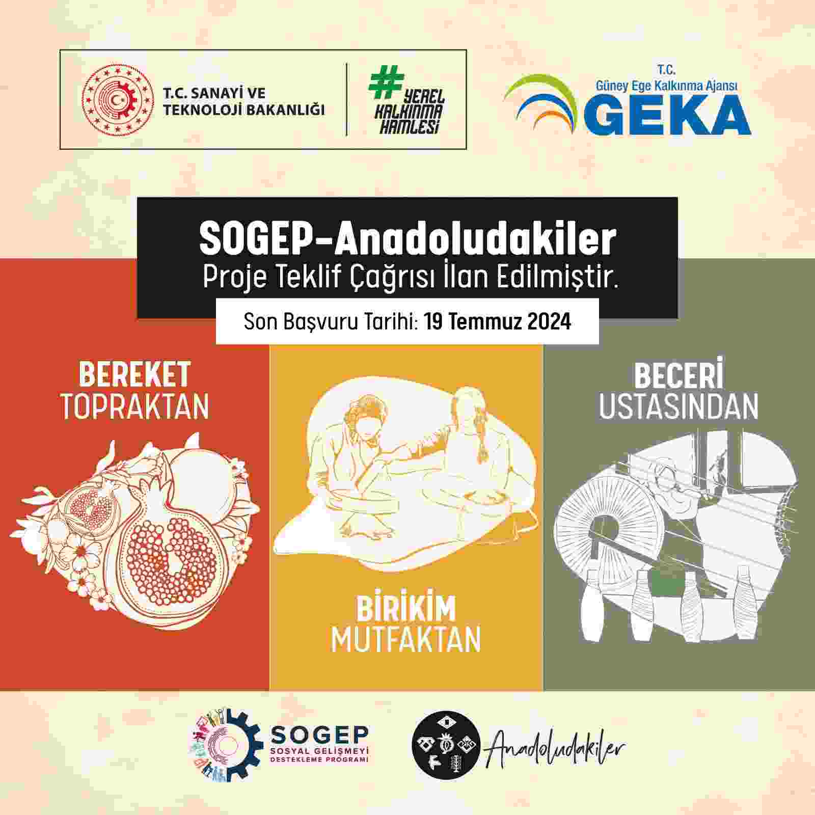 GEKA, 2024 yılı SOGEP- Anadoludakiler programını açıkladı