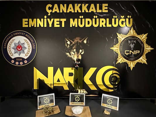 Çanakkale polisinden 9 milyonluk uyuşturucu operasyonunda 2 kişi tutuklandı