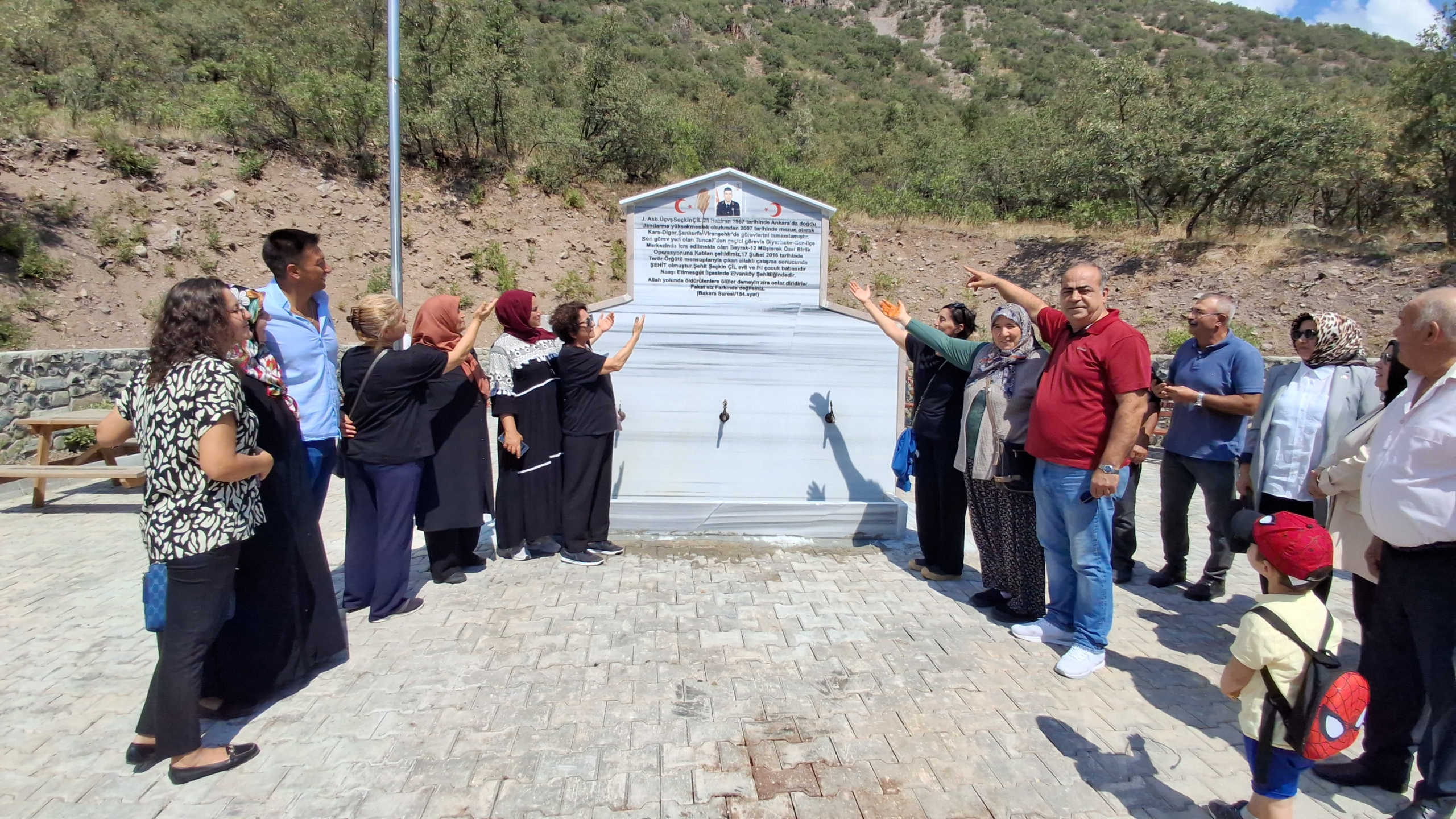 Şehidin adını taşıyan Çeşme törenle açıldı: