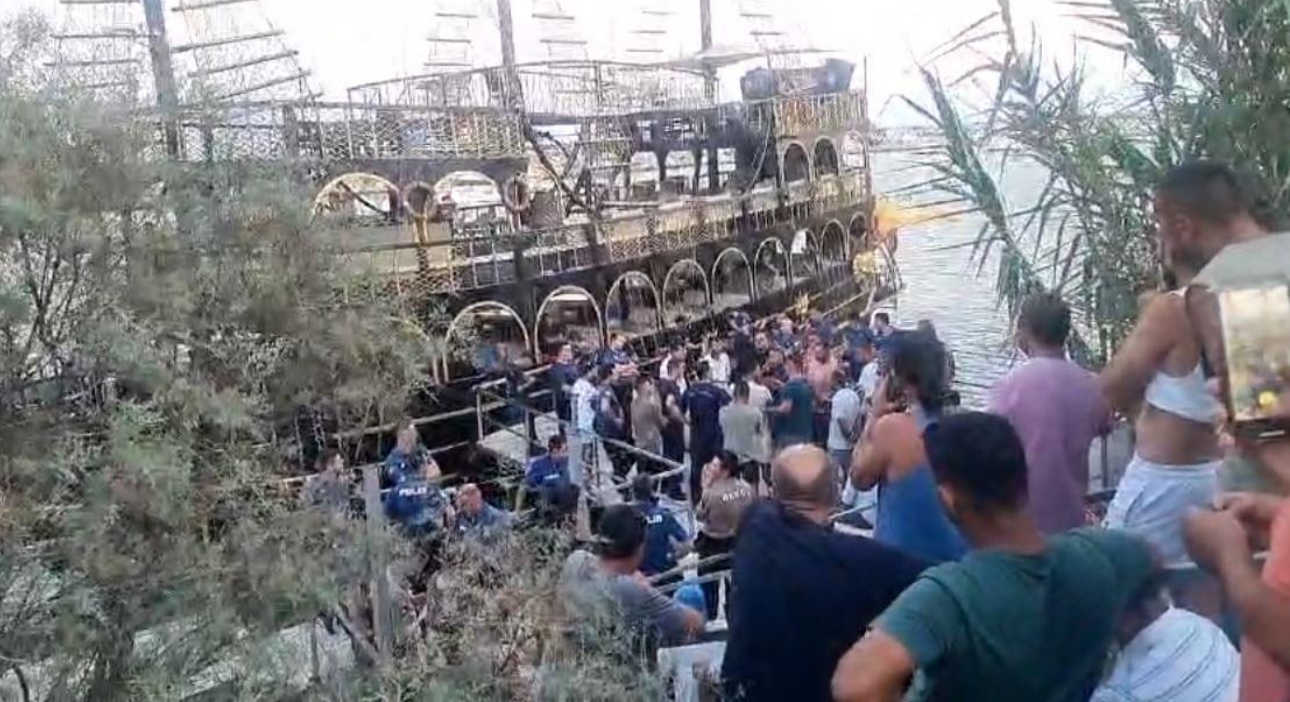 Antalya'da tur teknesi gerginliği