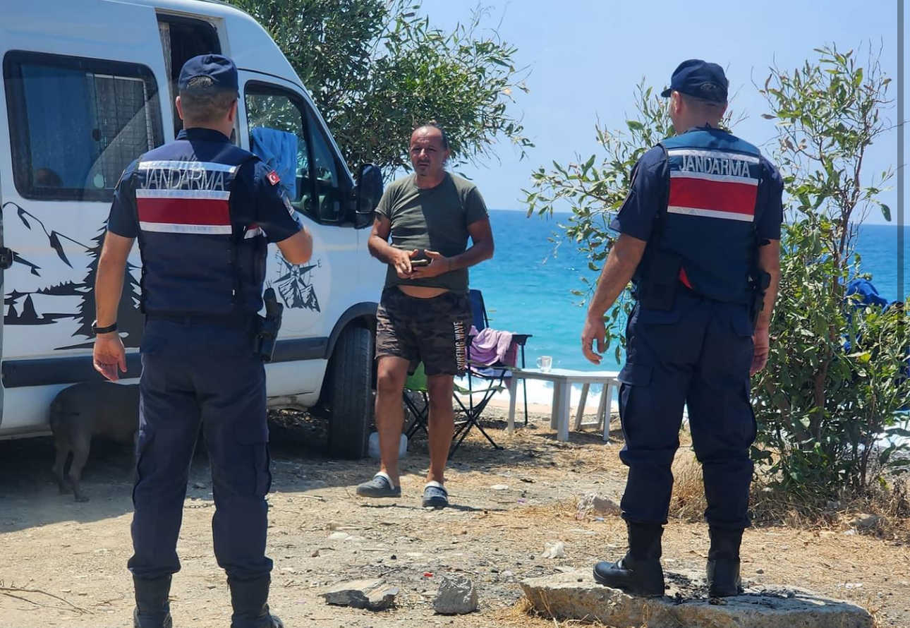 Alanya'da sahil ve plajlarda asayiş denetimi
