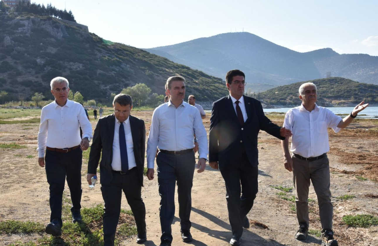 Isparta Valisi Baruş, Eğirdir gölü çevresinde incelemelerde bulundu