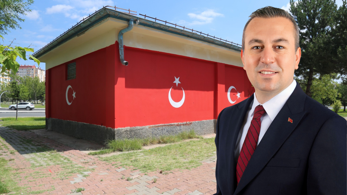 Sivas'ta tuvalet renkleri tartışmaya neden oldu! Belediye soruşturma başlattı