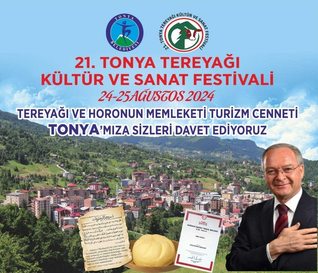 Başkan Beşel Tüm Halkı 21. Tonya Tereyağı  Kültür Festivaline Davet etti