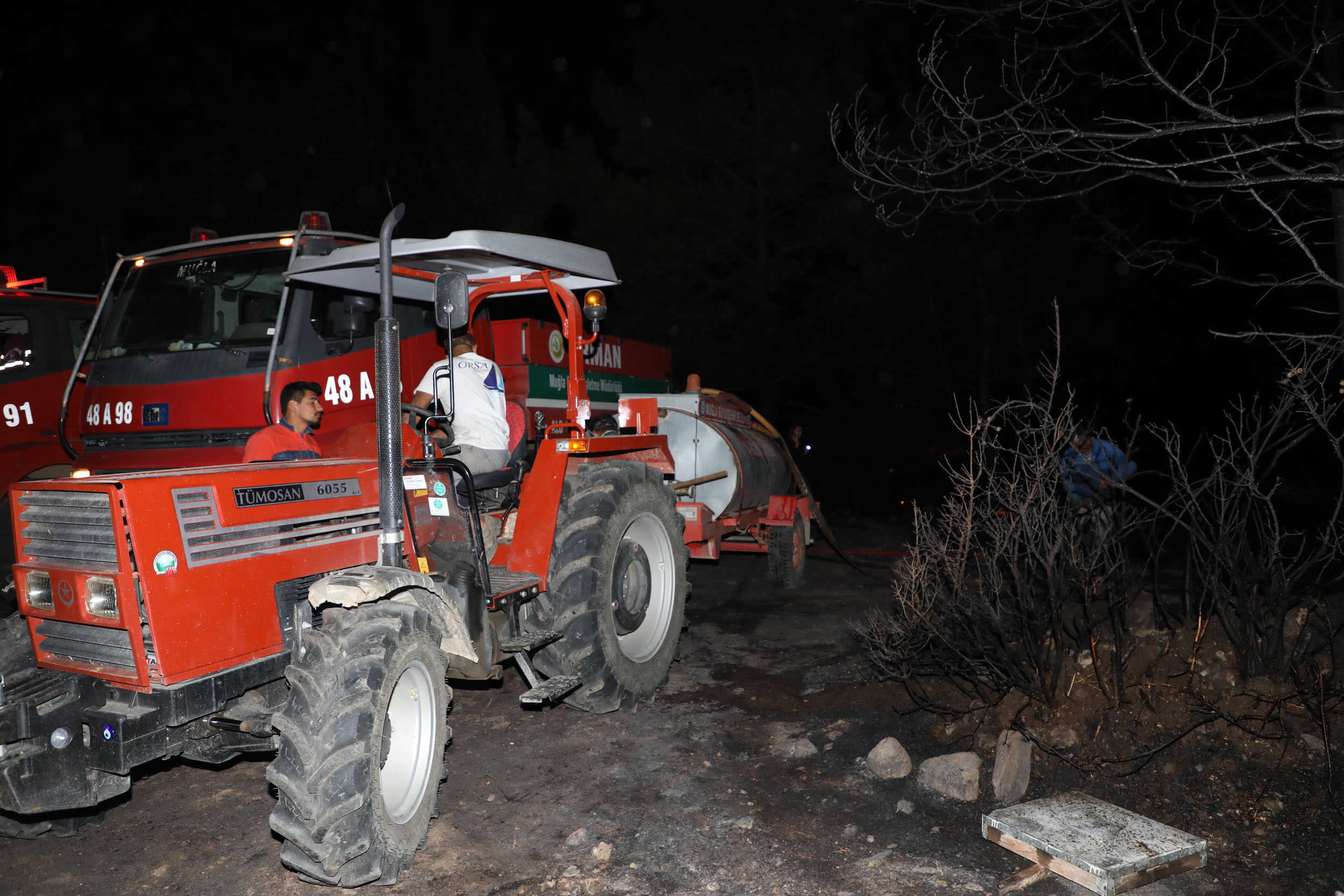 Yangına ilk müdahale tankerleri, orman yangınlarında etkili oldu