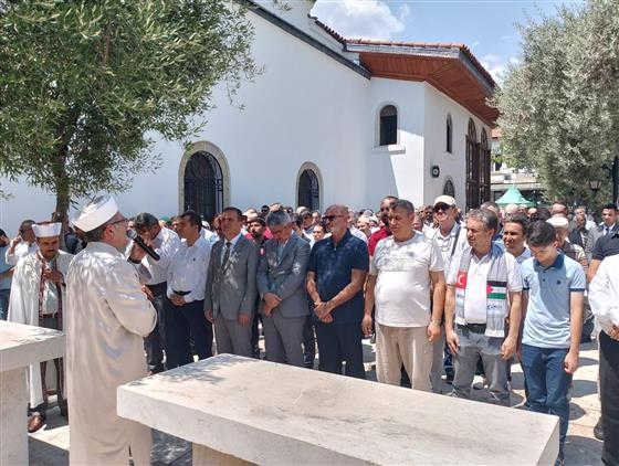 Şehit İsmail Haneyye için Kurşunlu Camii'nde Gıyabi Cenaze Namazı Kılındı