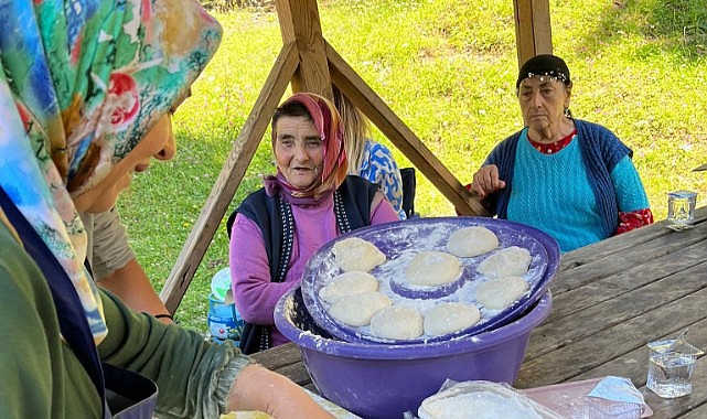 Huzurevi sakinleri Şavşat Sahara'da doğanın tadını çıkardı