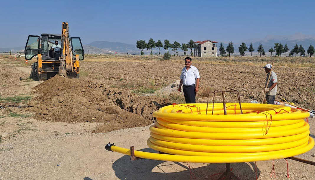 Kuleönü kasabası doğalgaza kavuşuyor
