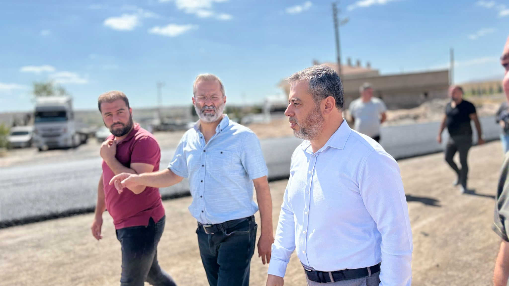 Çardak kavşağı - Ürgüp bağlantı yolu asfalt serimi başladı