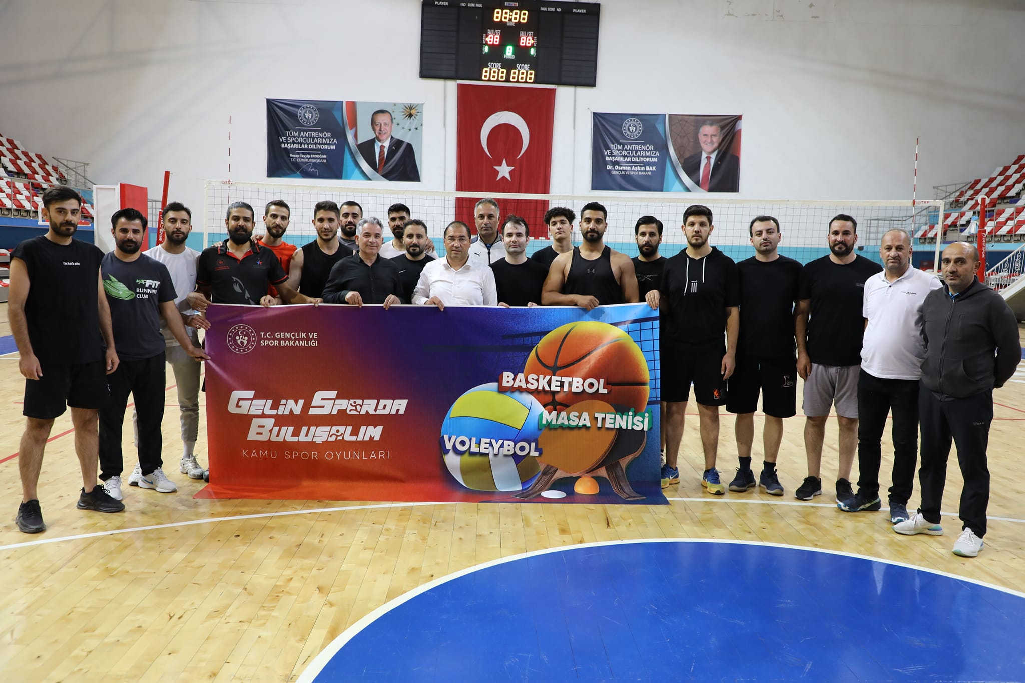 2. Kamu spor oyunları müsabakaları başladı