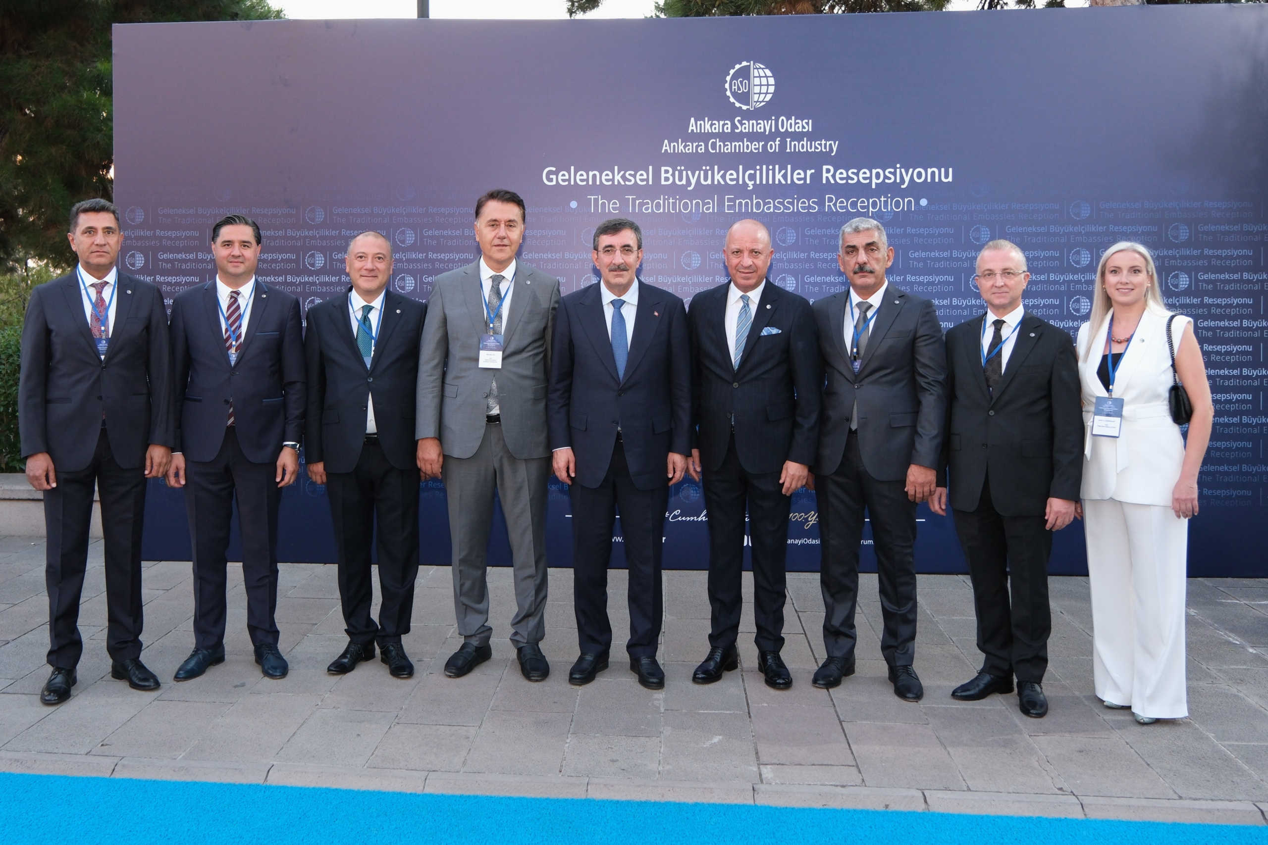 Ankara Sanayi Odası geleneksel büyükelçilikler resepsiyonu Cumhurbaşkanı Yardımcısı Cevdet Yılmaz’ın teşrifleriyle gerçekleşti