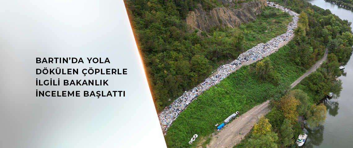 Bartın'da Yola Çöp Dökenlere Soruşturma