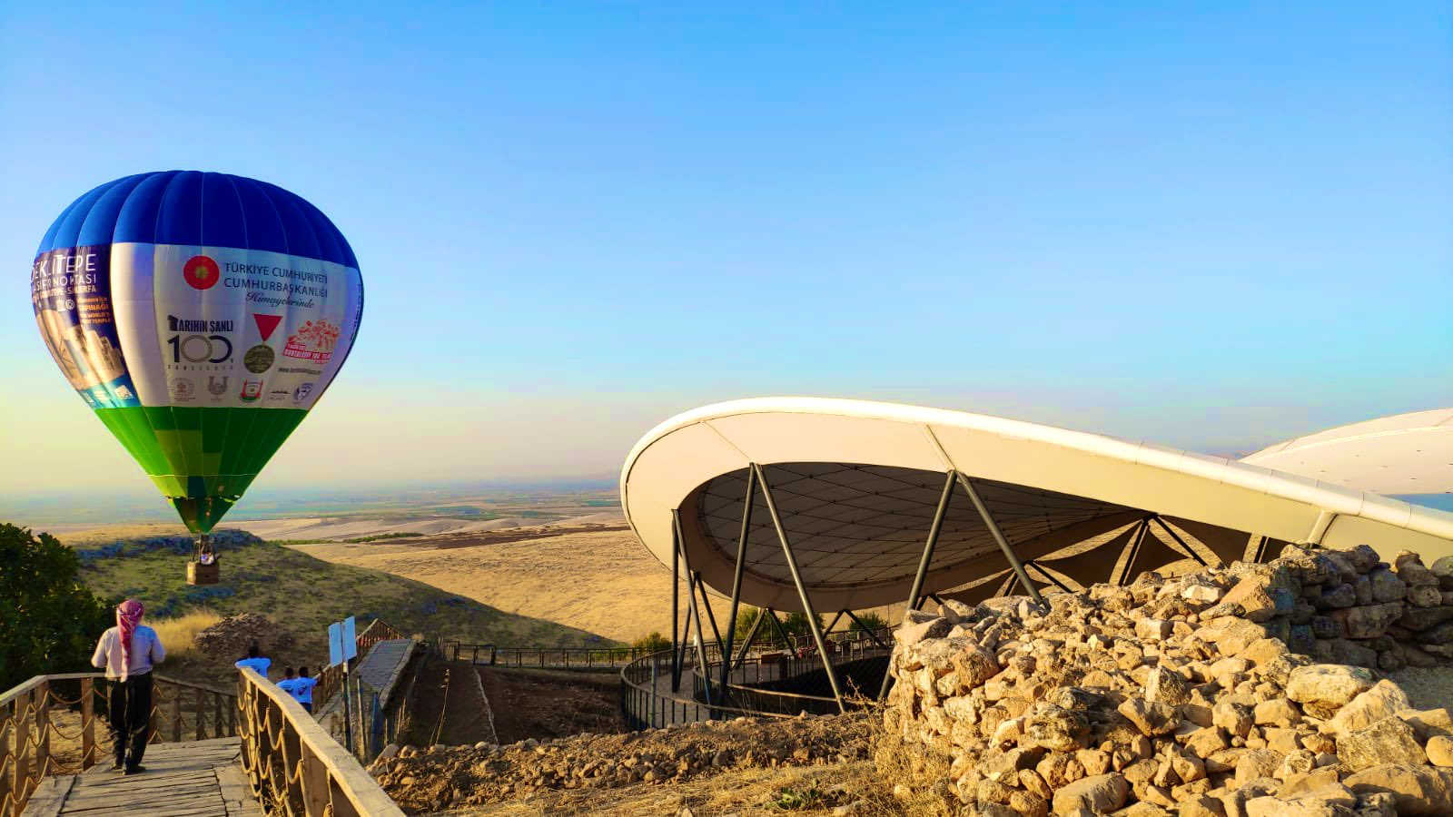 Göbeklitepe'de balon uçuşları başladı