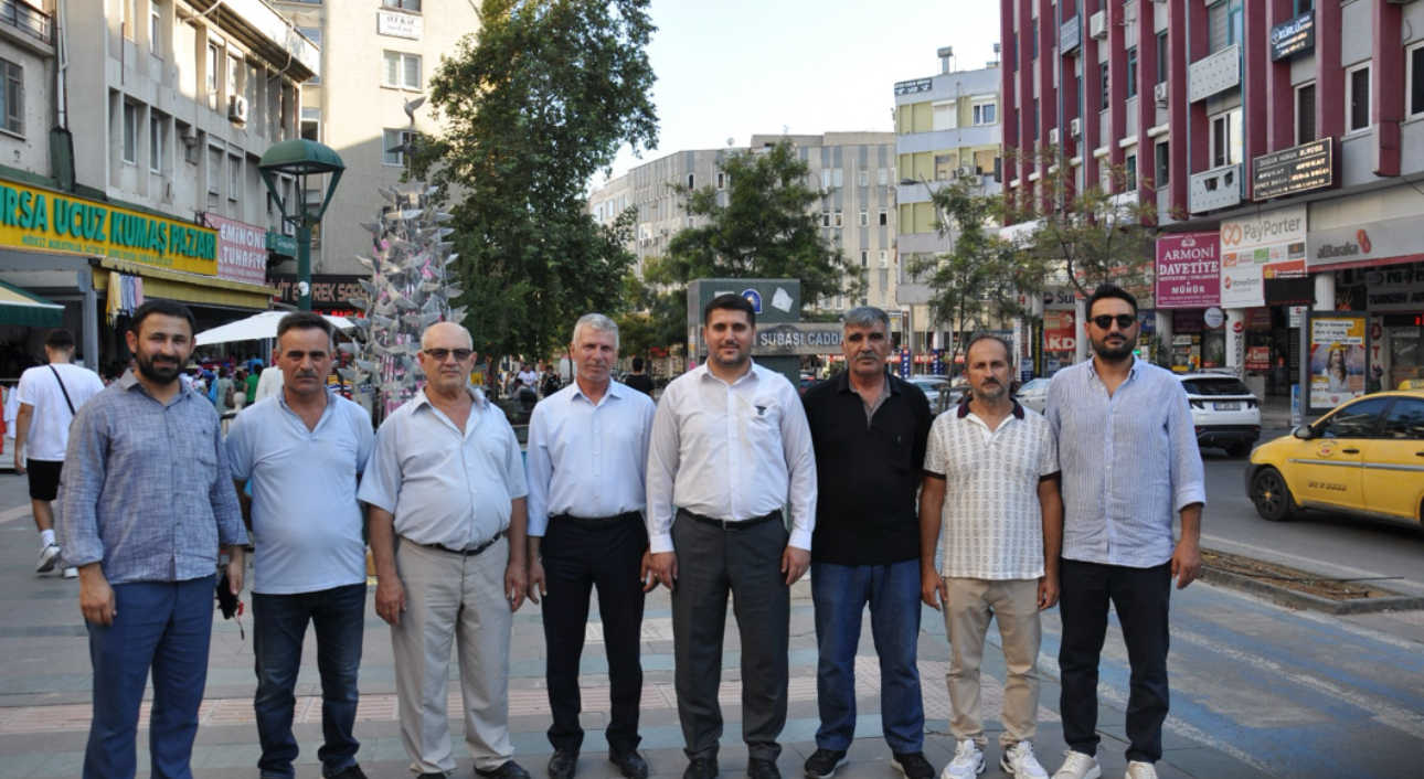 HÜDA PAR Antalya İl Teşkilatı kırtasiye esnafını ziyaret etti