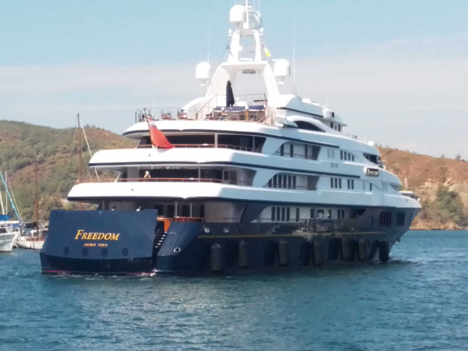 Freedom mega yat Fethiye'de