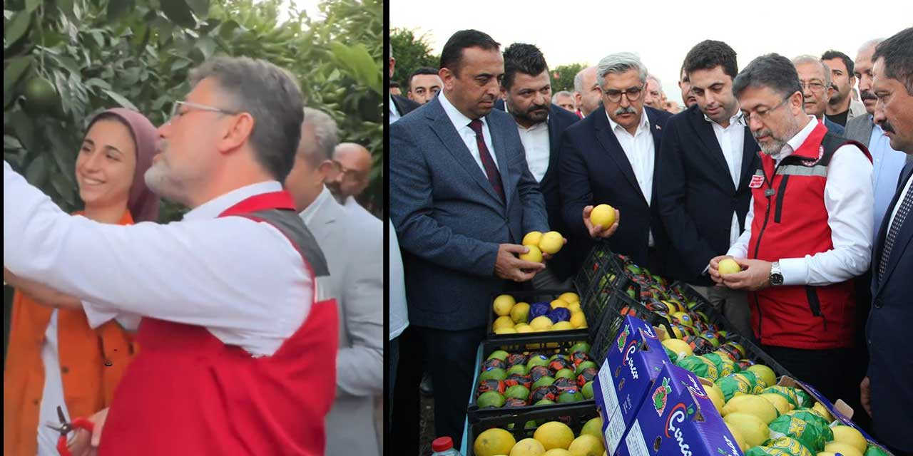 Bakan Yumaklı, Hatay'da narenciye üreticisiyle bir araya geldi