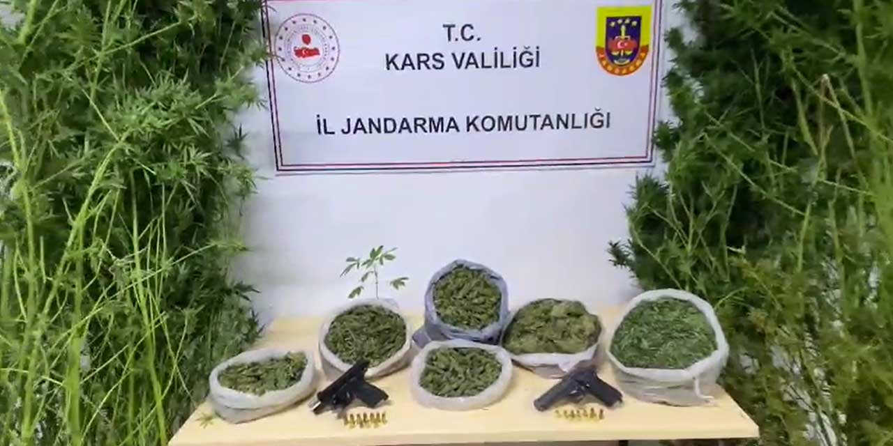 Kars'ta bir imalathaneye dönüştürülen eve 'şok' baskın...!