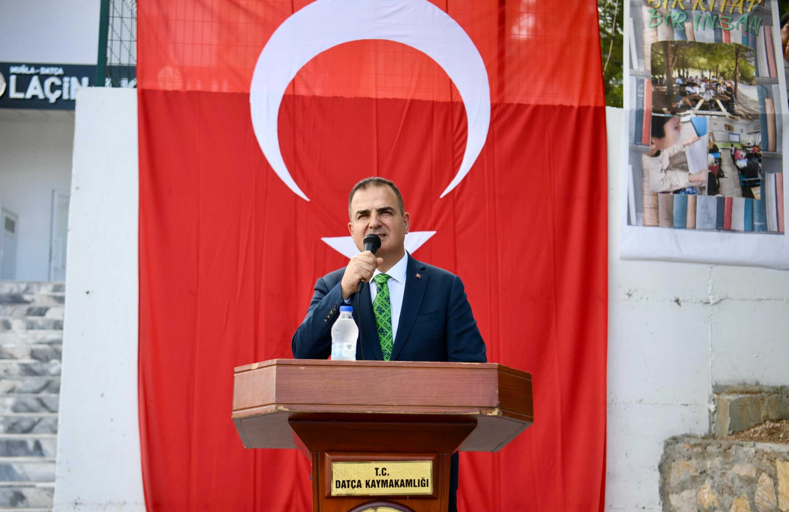 Vali İdris Akbıyık, Datça’ya kazandırılan İlkokulun açılış törenine katıldı
