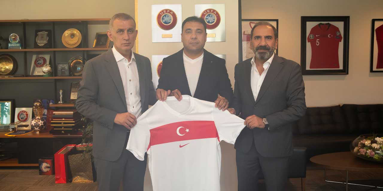 Net Global Sivasspor Başkanı Bahattin Eken'den TFF Başkanı İbrahim Hacıosmanoğlu'na ziyaret