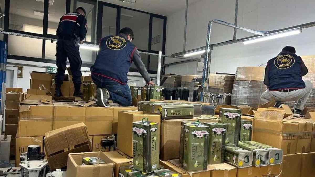 Yalova'da 33 bin 760 litre sahte zeytinyağı ele geçirildi