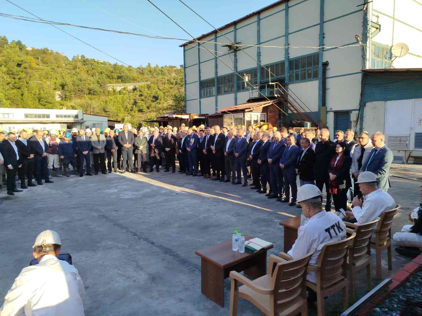 TTK Amasra’da yeni üretim panosu dualarla açıldı