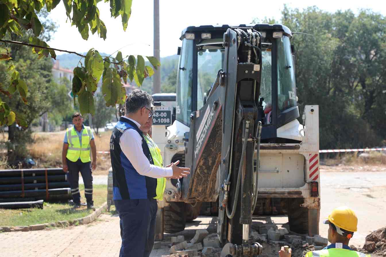 Büyükşehir, Menteşe Merkez, Yeniköy ve Kötekli’deki su sorununu çözdü