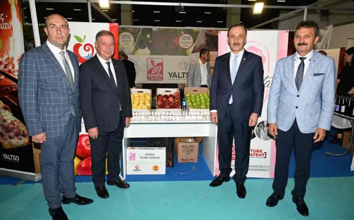 YÖREX Fuarı'na Isparta Valisi Abdullah Erin'den tam destek